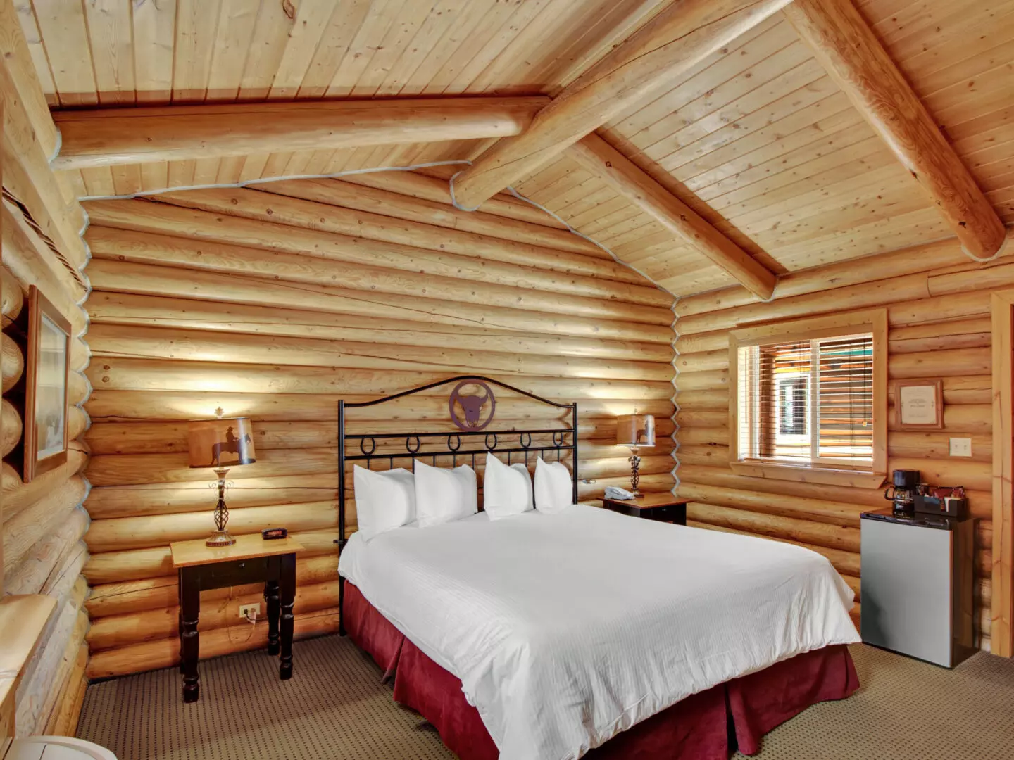 A Log Cabin Bedroom