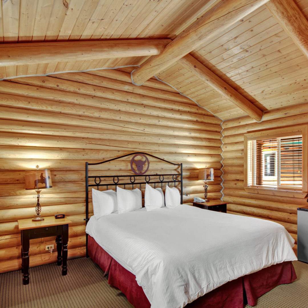 A Log Cabin Bedroom